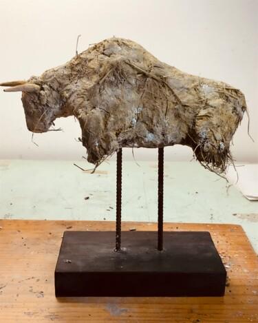 Скульптура под названием "Toro" - Armando D'Andrea, Подлинное произведение искусства, Глина