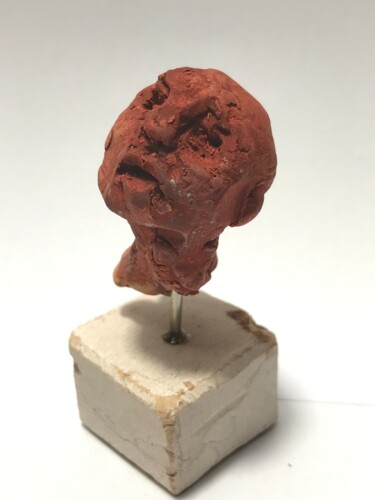 Sculpture intitulée "Volto6" par Armando D'Andrea, Œuvre d'art originale, Terre cuite