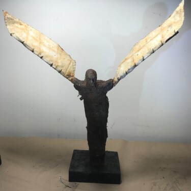 Sculpture intitulée "ICARO" par Armando D'Andrea, Œuvre d'art originale, Argile