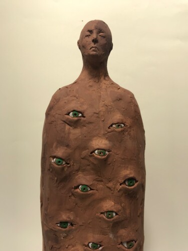 Sculpture titled "Argo" by Armando D'Andrea, Original Artwork, Clay