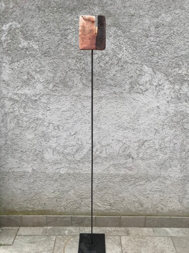 "riflessione 4" başlıklı Heykel Armando D'Andrea tarafından, Orijinal sanat, Kil