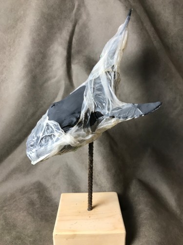 Grande e fragile Sculpture intitulée "Grande e fragile" par Armando D'Andrea, Œuvre d'art originale, Argile