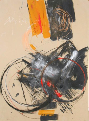 Painting titled "motion bike" by Armando Farina, Original Artwork