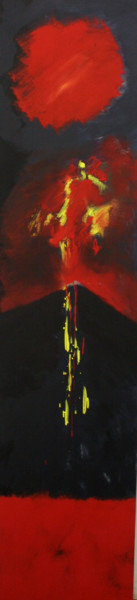 Pittura intitolato "Attivita Notturna 2…" da Armando Tinnirello, Opera d'arte originale, Acrilico