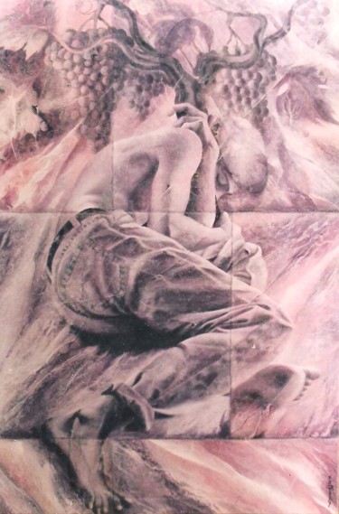Pintura intitulada "Sono descansado" por Armando Ferreira, Obras de arte originais, Acrílico