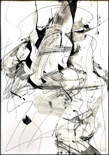 Peinture intitulée "rEMARQUE" par Armano Jericevic, Œuvre d'art originale, Crayon
