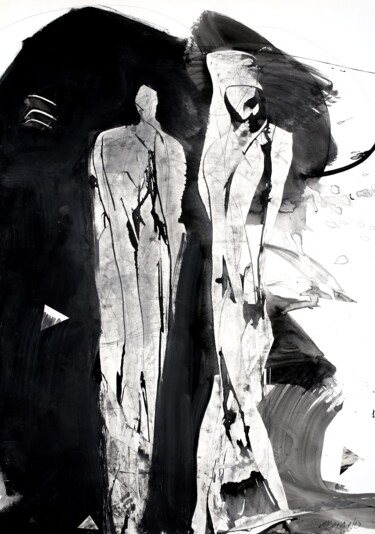 Картина под названием "COUPLE2" - Armano Jericevic, Подлинное произведение искусства, Акрил