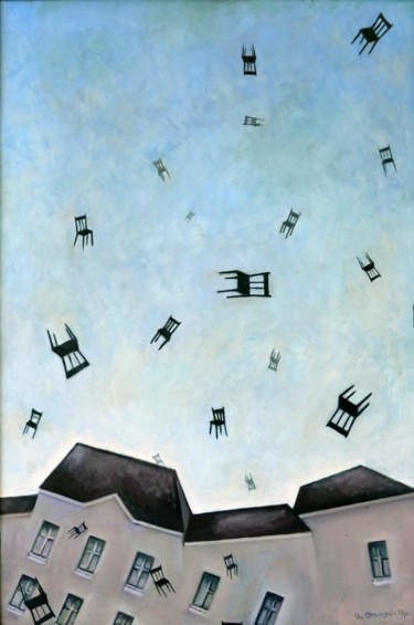 Schilderij getiteld "From « Psychiatric…" door Arman Ohanyan, Origineel Kunstwerk
