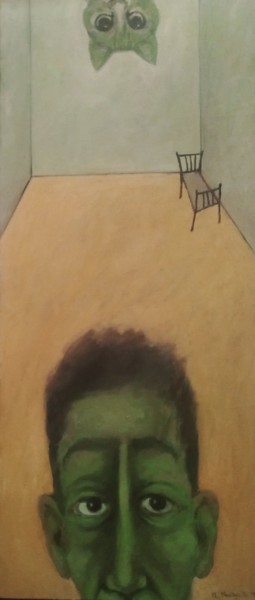 Peinture intitulée "Друг" par Arman Ohanyan, Œuvre d'art originale, Huile Monté sur Châssis en bois