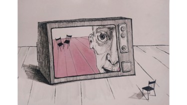 Malerei mit dem Titel "From Psychiatric ho…" von Arman Ohanyan, Original-Kunstwerk, Acryl