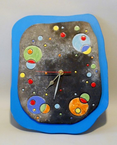"horloge-murale-ronds" başlıklı Design Armelle Colombier tarafından, Orijinal sanat, Ev dekoru