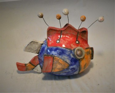 Sculpture titled "#artistsupportpledg…" by Armelle Colombier, Original Artwork, Ceramics
