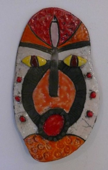 Sculpture intitulée "Totem" par Armelle Colombier, Œuvre d'art originale, Céramique
