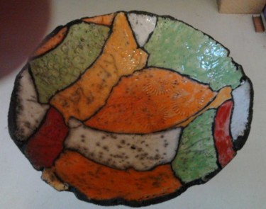 Design titled "saladier vert" by Armelle Colombier, Original Artwork, Ceramics