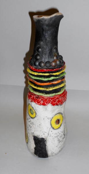 设计 标题为“vase ronds jaunes” 由Armelle Colombier, 原创艺术品