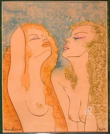 Painting titled "Virgos" by Armen Avetisyan, Original Artwork, Pastel