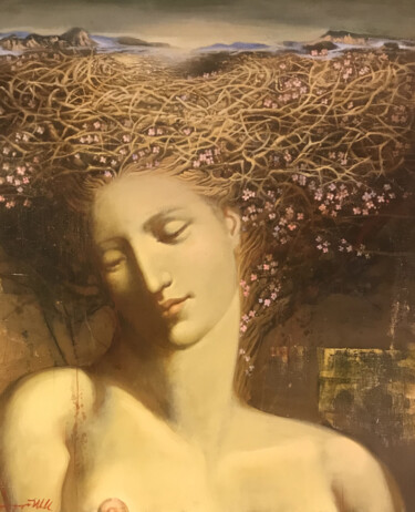 Peinture intitulée "Quatre saisons, le…" par Armen Gasparian, Œuvre d'art originale, Huile