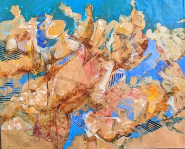 Painting titled "Mirage" by Armen Ghazayran (Nem), Original Artwork, Acrylic