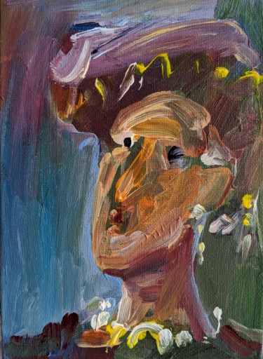 Painting titled "Mss Sarah" by Armen Ghazayran (Nem), Original Artwork, Acrylic