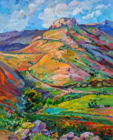 Pittura intitolato "Mount Beauty 2004" da Armen Ghazayran (Nem), Opera d'arte originale, Acrilico