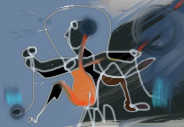 Digitale Kunst mit dem Titel "Mersi 2" von Armen Ghazayran (Nem), Original-Kunstwerk, Digitale Malerei
