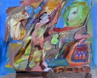 Painting titled "Mistyped 01" by Armen Ghazayran (Nem), Original Artwork, Acrylic
