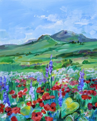 Spring / Etude N4 Malarstwo zatytułowany „Spring / Etude N4” autorstwa Armen Ghazayran (Nem), Oryginalna praca, Akryl