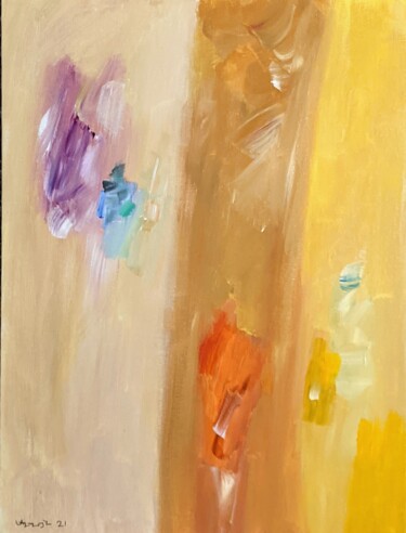 Painting titled "Play of colors" by Armen Ghazayran (Nem), Original Artwork, Acrylic