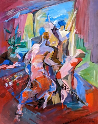 Malerei mit dem Titel "classes for perform…" von Armen Ghazayran (Nem), Original-Kunstwerk, Acryl