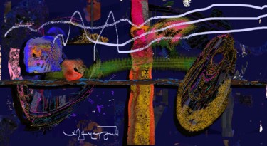 Digitale Kunst mit dem Titel "xav" von Armen Ghazayran (Nem), Original-Kunstwerk, Digitale Malerei