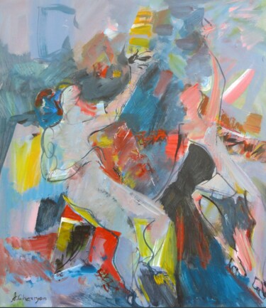 Pintura titulada "Live 5" por Armen Ghazayran (Nem), Obra de arte original, Oleo