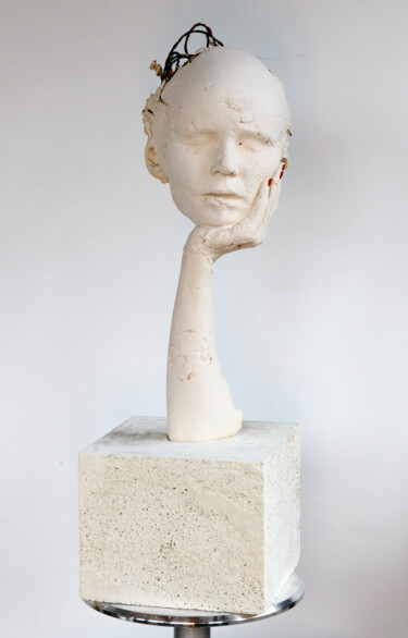 Skulptur mit dem Titel "Neural network. The…" von Armen Manukyan-Burovtsov (Armmenart), Original-Kunstwerk, Keramik
