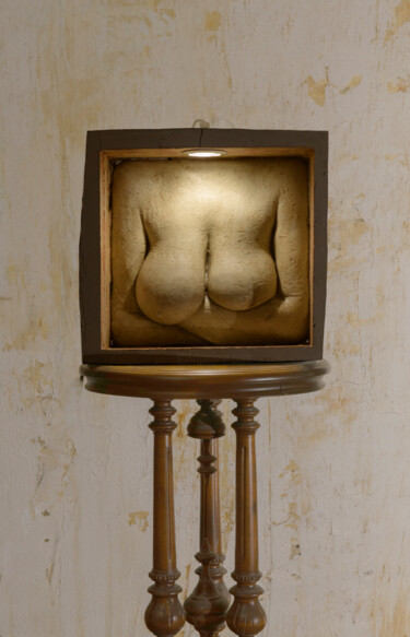 Sculptuur getiteld "Madonna XXI" door Armen Manukyan-Burovtsov (Armmenart), Origineel Kunstwerk, Cement