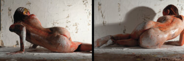 Photographie intitulée "Crooked mirror (nud…" par Armen Manukyan-Burovtsov (Armmenart), Œuvre d'art originale, Photographie…