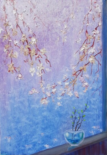 Peinture intitulée "Spring" par Armen Sevanyan, Œuvre d'art originale, Huile