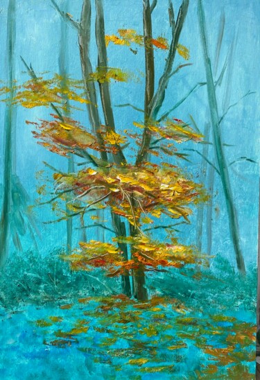 Картина под названием "Autumn" - Armen Sevanyan, Подлинное произведение искусства, Масло