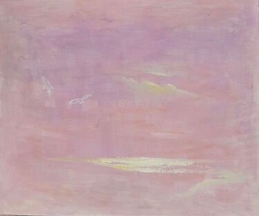 Painting titled "Pink Day" by Armen Sevanyan, Original Artwork, Oil