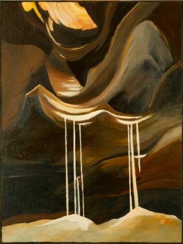 Pittura intitolato "Canyon 35" da Armida "Pupa" Nardi, Opera d'arte originale, Olio