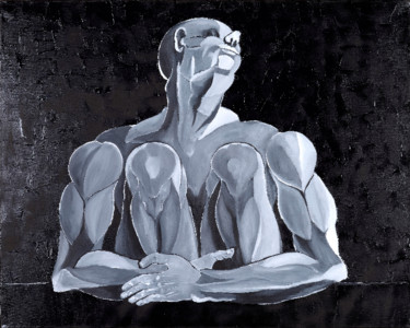 Malerei mit dem Titel "Body 23" von Armida "Pupa" Nardi, Original-Kunstwerk, Öl