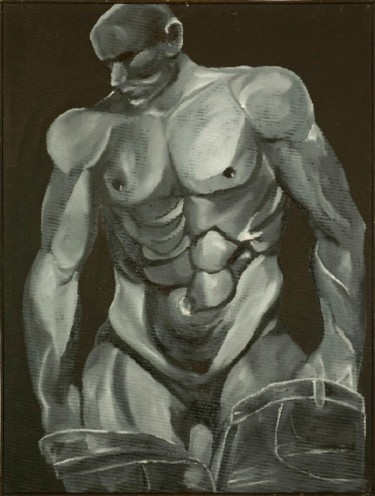 Pittura intitolato "Body 6" da Armida "Pupa" Nardi, Opera d'arte originale, Olio