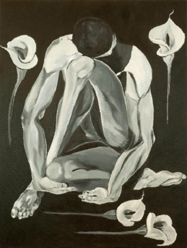 Pittura intitolato "Body 18" da Armida "Pupa" Nardi, Opera d'arte originale, Olio