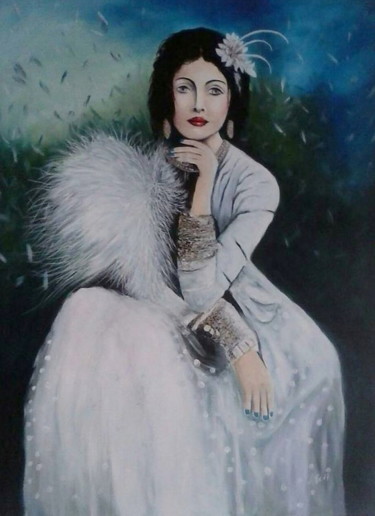 Painting titled "La Belle.jpg" by Armin Evers, Original Artwork, Acrylic