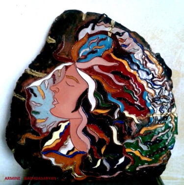 Sculpture titled "beauté" by Armine Baghdasaryan (Parmide), Original Artwork, Ceramics