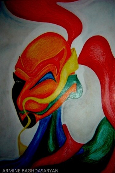 Dessin intitulée "Sans titre b" par Armine Baghdasaryan (Parmide), Œuvre d'art originale, Crayon
