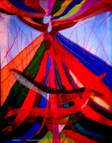 Peinture intitulée "Glorification" par Armine Baghdasaryan (Parmide), Œuvre d'art originale, Acrylique