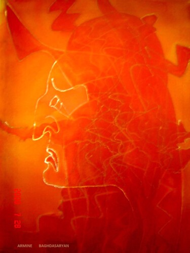 Peinture intitulée "Dante" par Armine Baghdasaryan (Parmide), Œuvre d'art originale, Acrylique
