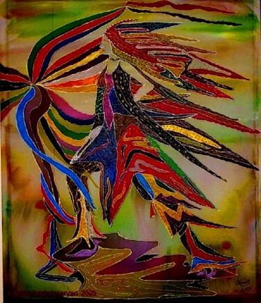 Peinture intitulée "Contre le vent" par Armine Baghdasaryan (Parmide), Œuvre d'art originale, Acrylique
