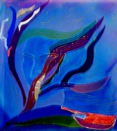 Peinture intitulée "suiveur caché" par Armine Baghdasaryan (Parmide), Œuvre d'art originale, Acrylique