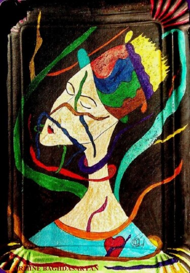 Dessin intitulée "Devotion série" par Armine Baghdasaryan (Parmide), Œuvre d'art originale, Stylo à bille
