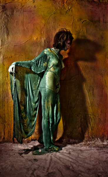 Fotografia intitulada "Swamp Witch" por Armmenart, Obras de arte originais, Fotografia Manipulada Montado em Outro painel rí…